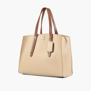 off-white-with-brown-multi-compartment-satchel-bag